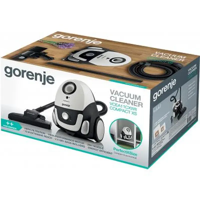 Пилосос Gorenje VCEA 11 CXWII (VCEA11CXWII) - фото 5