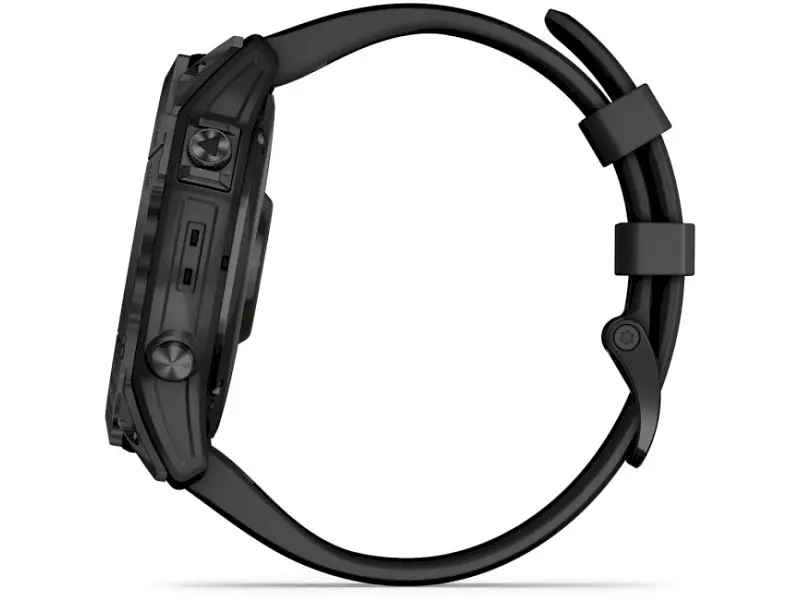 Смарт-годинник Garmin Fenix 7X Sapphire S. Black DLC Titanium w. Black Band (010-02541-22/23) - фото 3