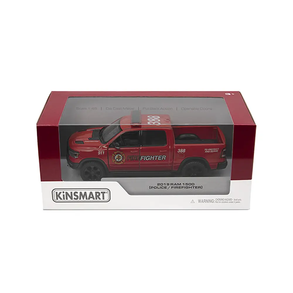 Металевий інерційний пікап Dodge Ram Police/Firefighter 5", відкриваються двері (В асортименті) - фото 2