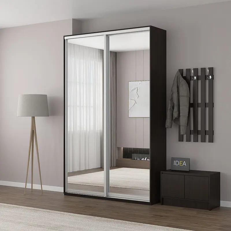 Шафа-купе Idea серія 1 150 x 45 x 240 см Венге темний Дзеркало