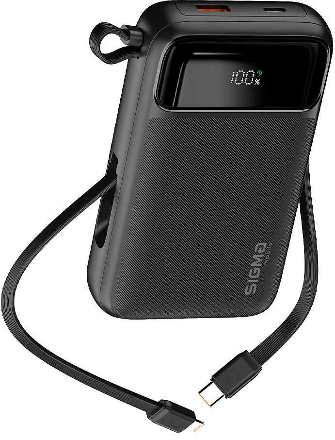 Power Bank Sigma X-power SI20A8QL-MAG 20000mAh 20W/15W Wireless black UA - фото 5