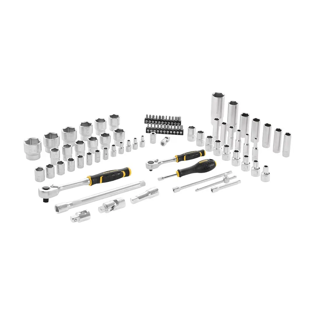 Набір торцевих інструментів Stanley FatMax Maxi-Drive у кейсі 1/4", 1/2", 81 шт. (FMMT82826-1) - фото 3