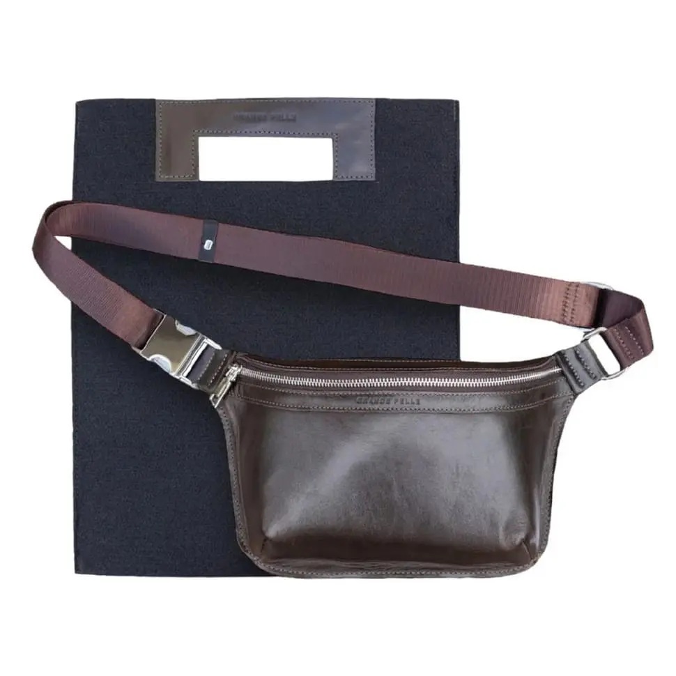 Шкіряна сумка Grande Pelle 20х15х7 см sum0028564 - фото 4