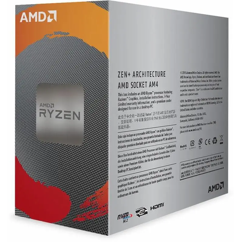 Процессор AMD Ryzen 3 3200G Box (YD3200C5FHBOX) - фото 3