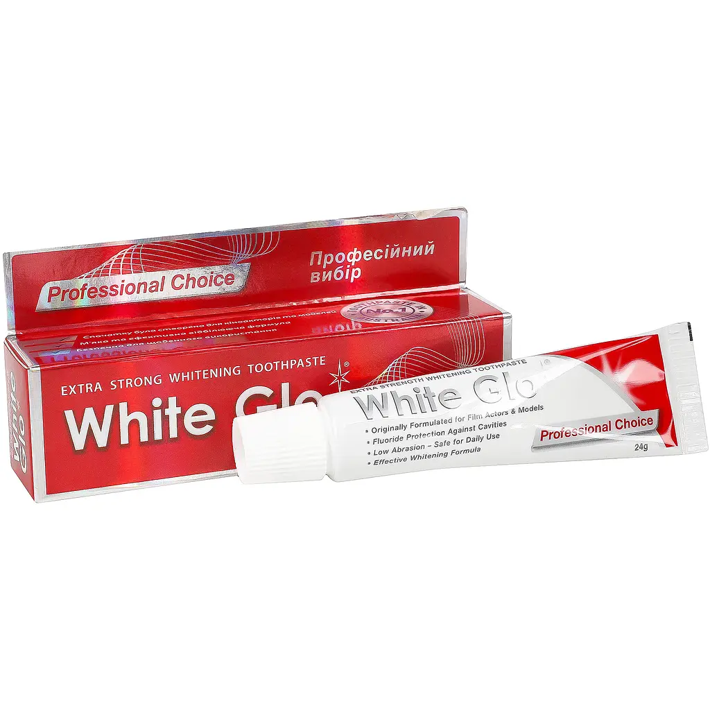 Відбілююча зубна паста White Glo професійний вибір 24 г - фото 2