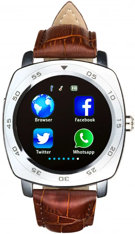 Смарт-годинник UWatch X3 Brown - фото 2