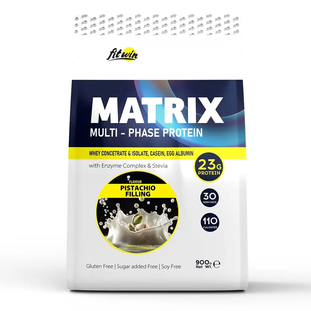 Протеїн FitWin Matrix Multi-Phase Protein, 900 грам - Фісташка