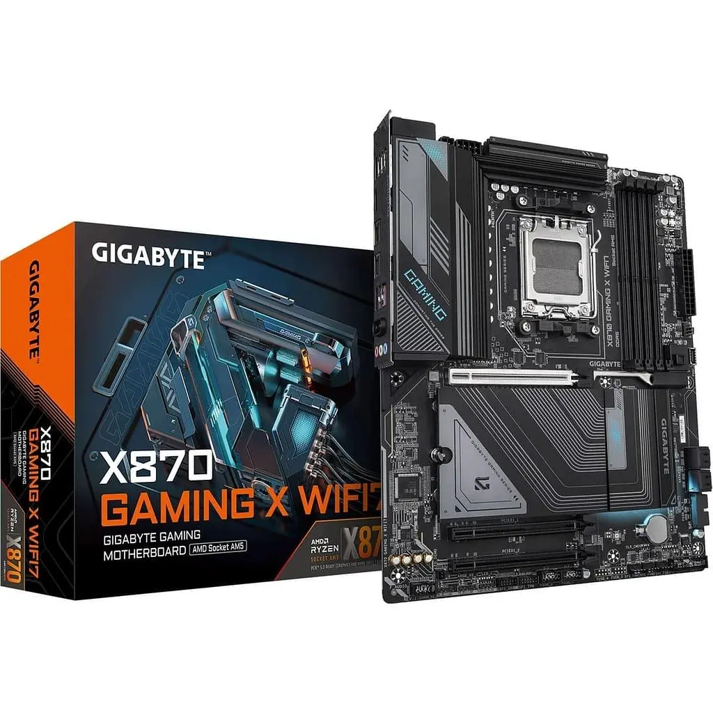 Материнська плата GIGABYTE X870 GAMING X WIFI7 (X870 GAMING X WIFI7) (Socket AM5, AMD X870, ATX) - фото 4