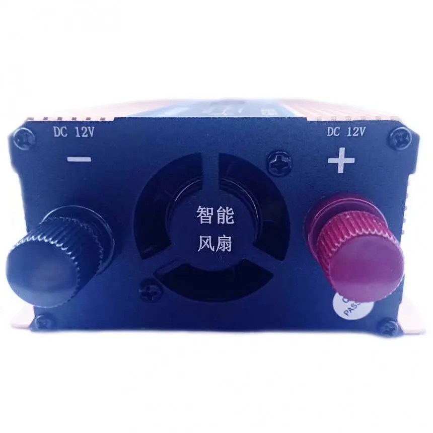 Инвертор напряжения Carmaer Power Inverter 028 модифицированная синусоида Gold 1 розетка 1 USB экран с 12V на 220V 1200W (11067) - фото 2