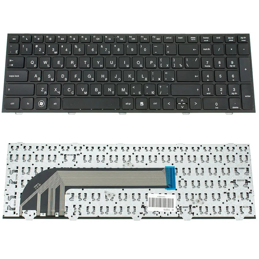 Клавіатура для ноутбука HP (ProBook: 4540s 4545s) rus чорний з фреймом