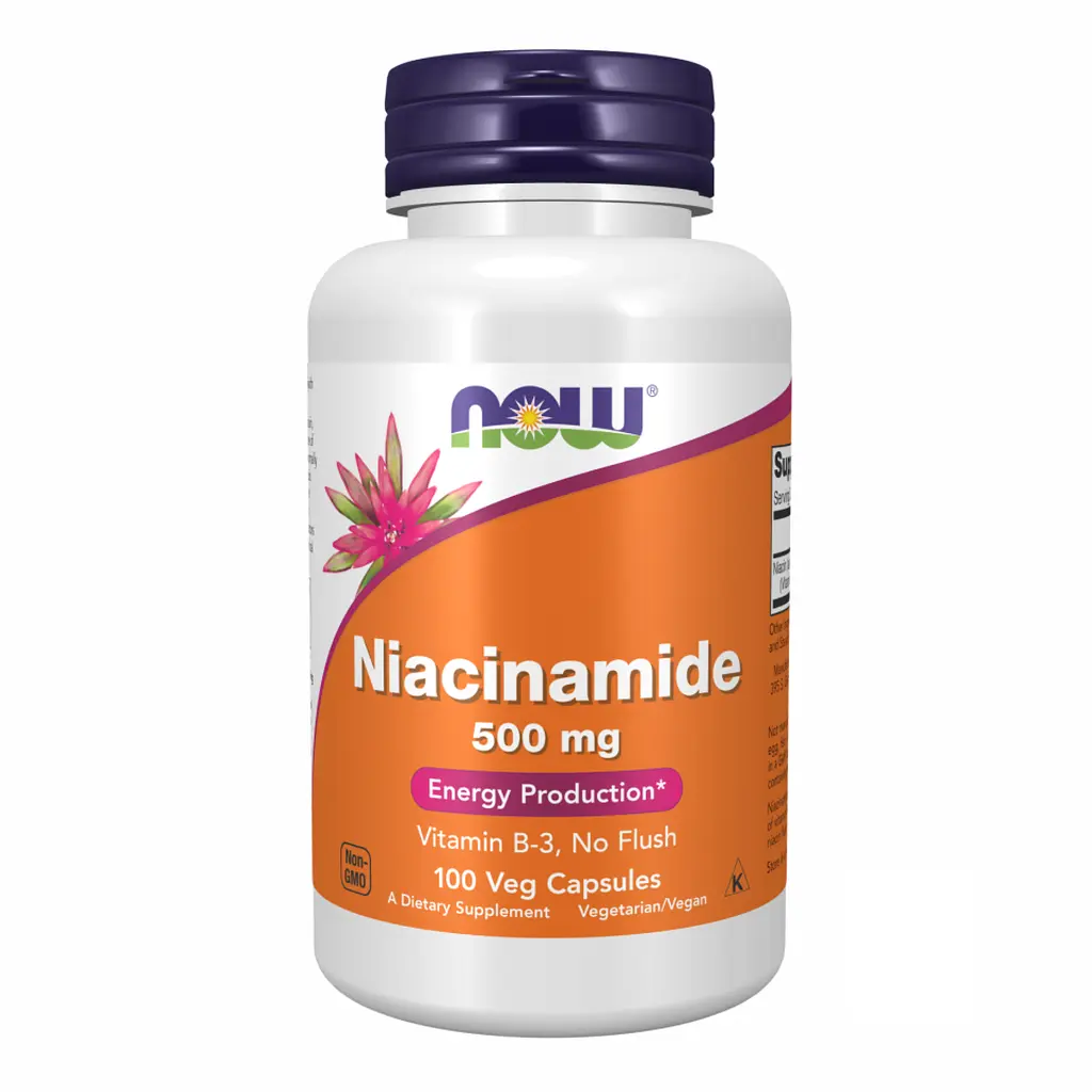 Ніацинамід Niacinamide 500 мг 100 вегетаріанських капсул