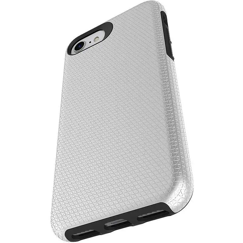 Чехол-накладка Toto Triangle TPU+PC Case Apple iPhone 7/8/SE 2020 Silver - фото 3