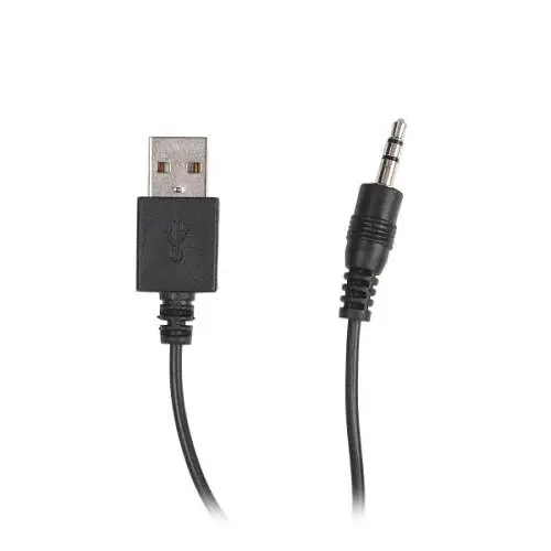 Колонки 2.0 CSP-U002RGB Black 2 x 3 Вт Maxxter teh0020995 - фото 4