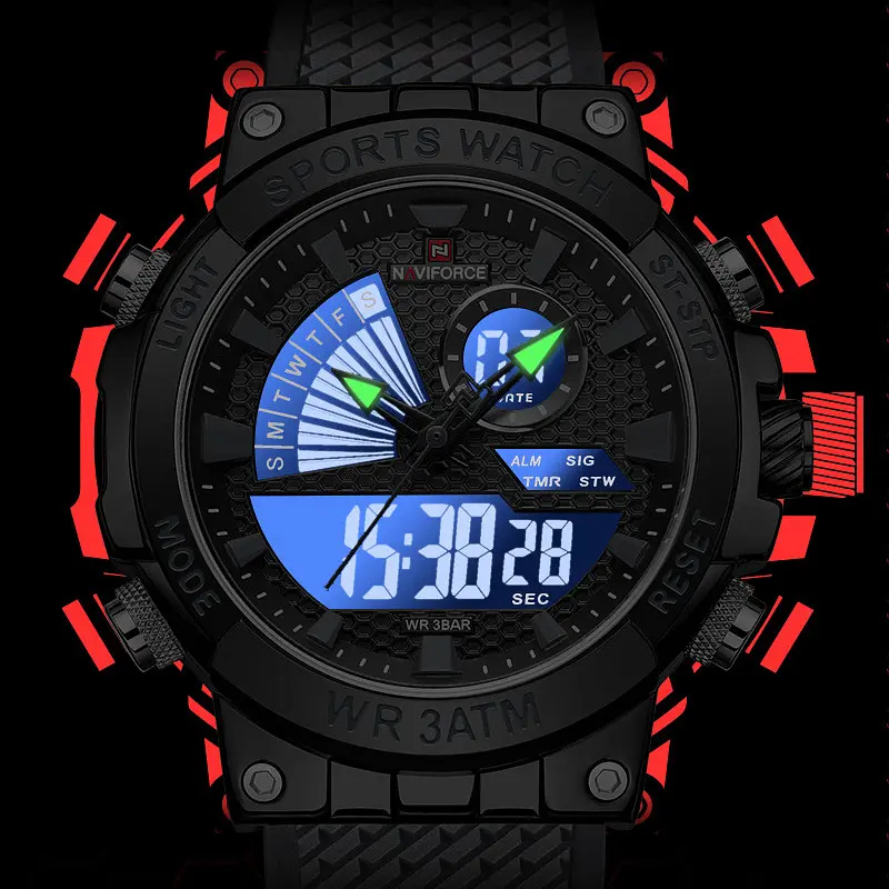 Годинник Naviforce Set Box подарочный набор, 2 ремешка - фото 6