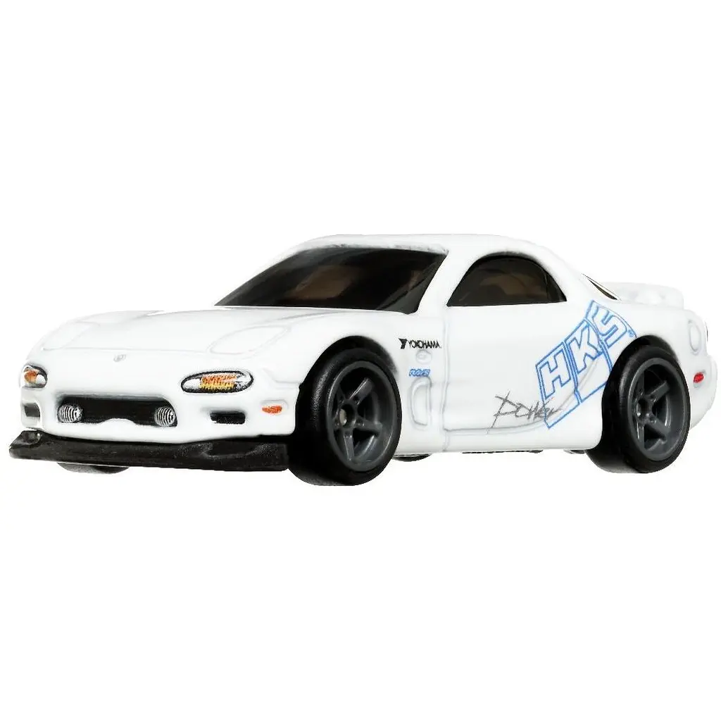 Автомодель Hot Wheels Форсаж Mazda RX-7 FD белая (HNW46/HKD22) - фото 2