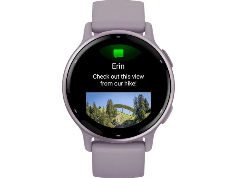 Смарт-годинник Garmin vivoactive 5 Metallic Orchid Aluminum Bezel with Orchid Case and Silicone (010-02862-13/53) - фото 5