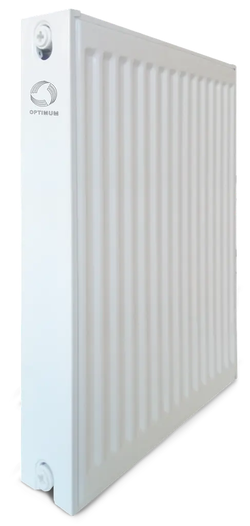 Радіатор сталевий панельний Optimum 22 бокове 600x900, Білий
