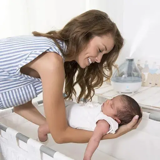 Ультразвуковий зволожувач повітря Miniland Humidrop з функцією ароматизації, білий (89173) - фото 4