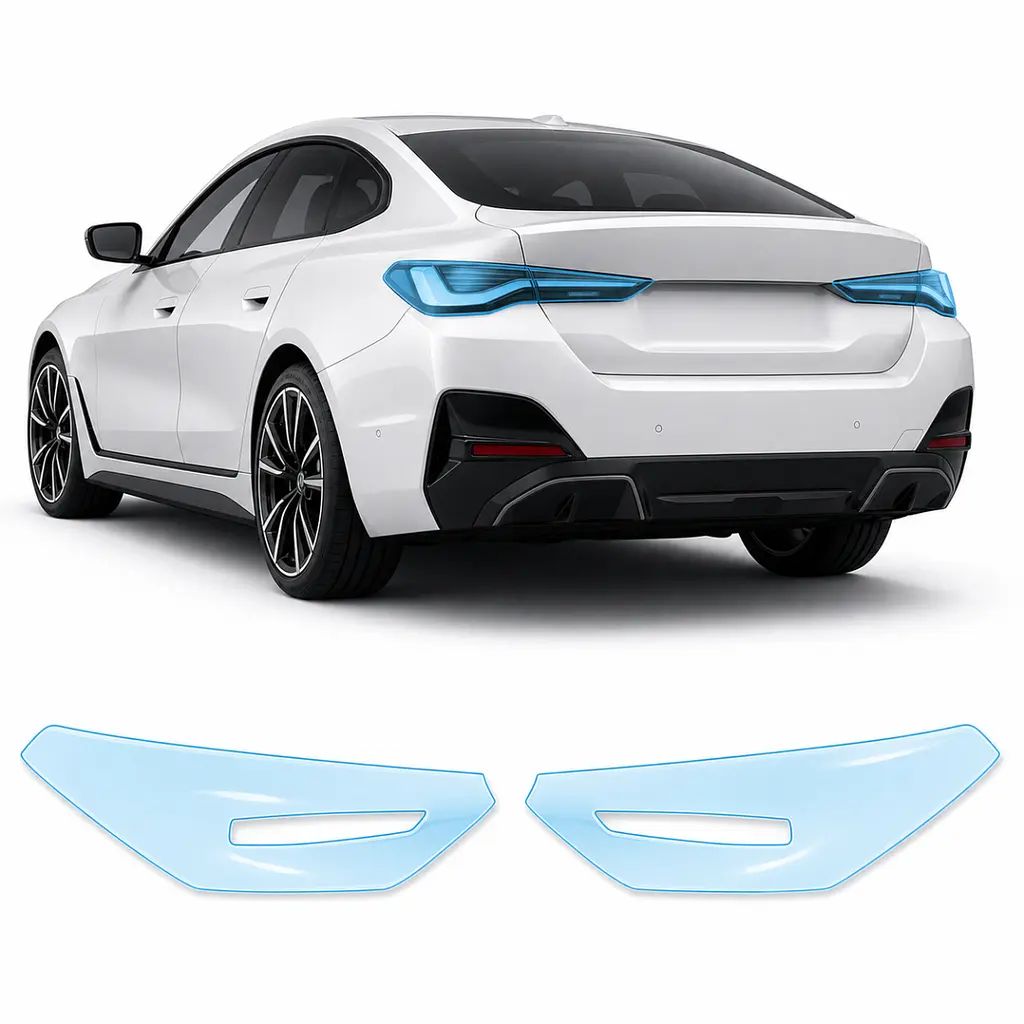 Антигравійна захисна бронеплівка за лекалами для BMW i4 G26 2021- задні ліхтарі стопи
