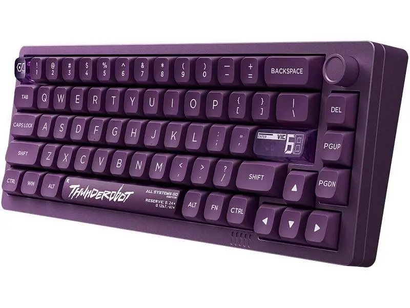 Клавіатура Thunderobot VIC68 Gateron Magnetic Jade Purple (6932066317201) - фото 3