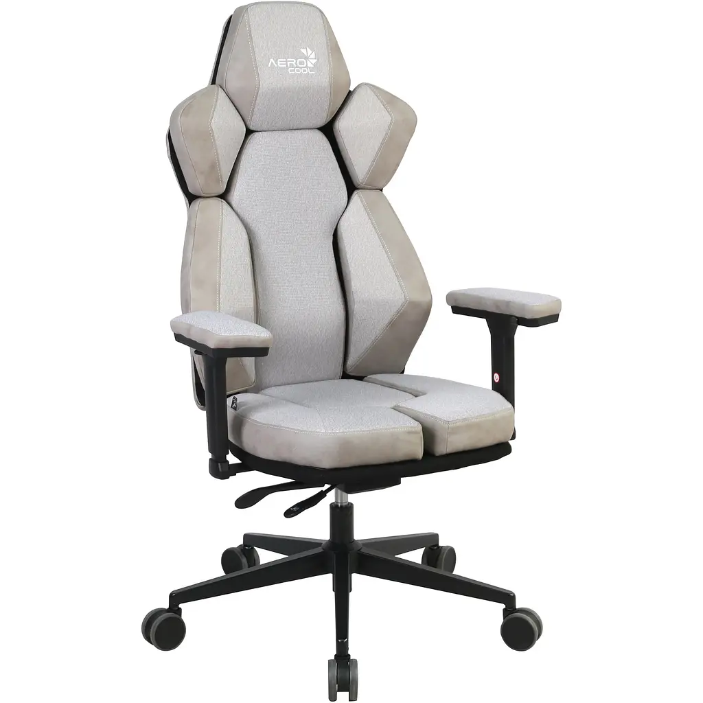Крісло для геймерів AeroCool XTAL Loft Air Light Grey (TEGC-2100104.41) - фото 6