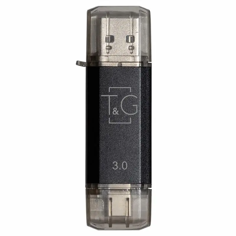 Флеш-накопитель TG 009 Star Series 2in1 USB 3.0 (USB-A/C) - 256GB Черный - фото 2