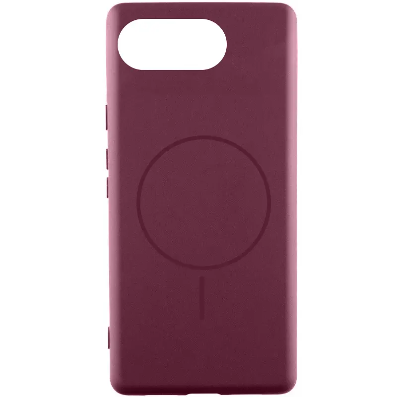 Чохол Silicone Cover Lakshmi (AA) with Magnetic Fit для Google Pixel 10a Бордовий / Marsala