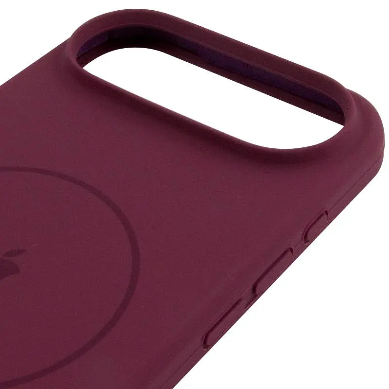 Чехол Epik Silicone Case Full Protective (AA) V2 with MagSafe для Apple iPhone 17 Air (6.5) Бордовый / Plum - фото 4