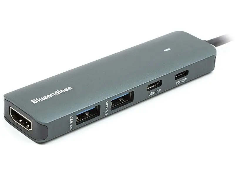 USB-хаб Blueendless Hub 4-in-1 Gray (CA913435)