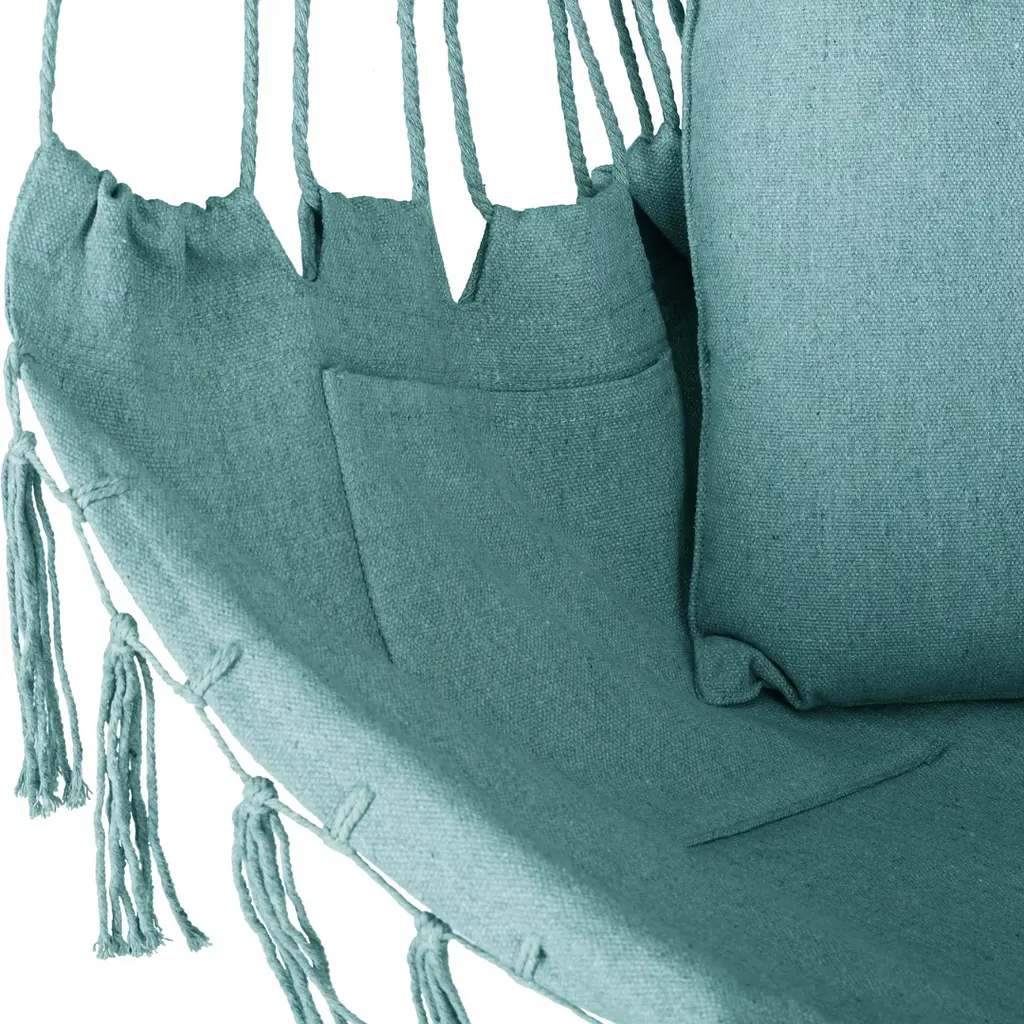 Бразильське крісло-гамак Outtec Boho XXL зелене - фото 7