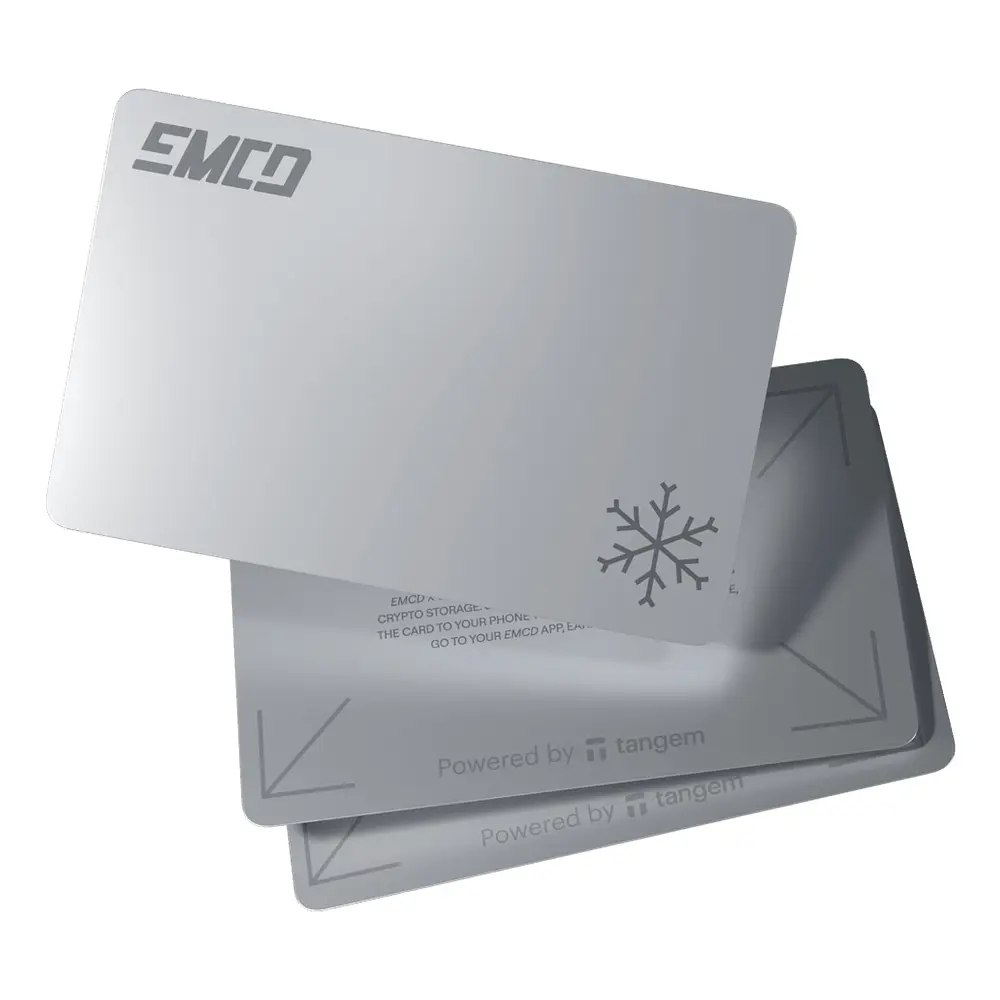 Криптогаманець Tangem 2.0 Wallet EMCD набір з 3 карток White/Білий (TG-EMCD) - фото 2