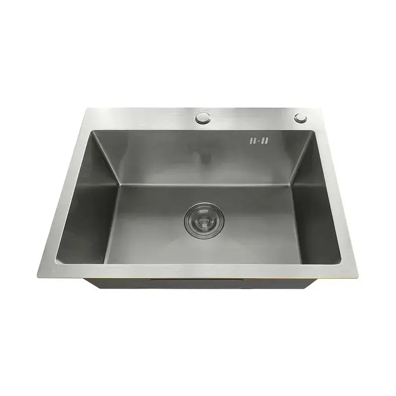 Кухонна мийка з нержавіючої сталі Mixxus MH5843 Micro Decor Ss Color MI8216, Нержавіюча сталь - фото 2