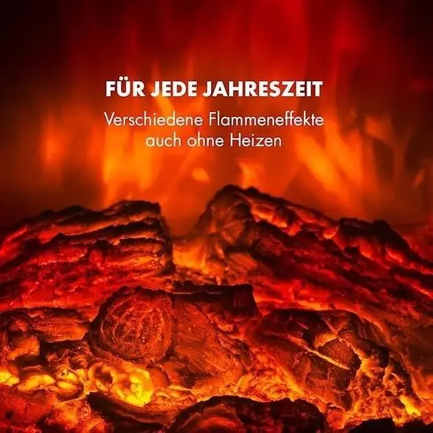 Камин электрический Klarstein Bormio WH 1900W (10035071) - фото 7