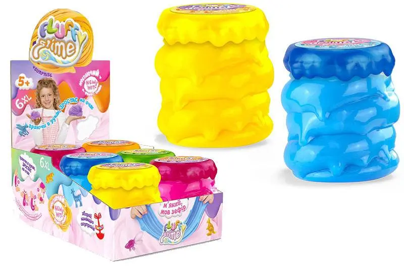 Іграшка антистрес слайм Fluffy Slime 400гр DANKO FLS-04-01U