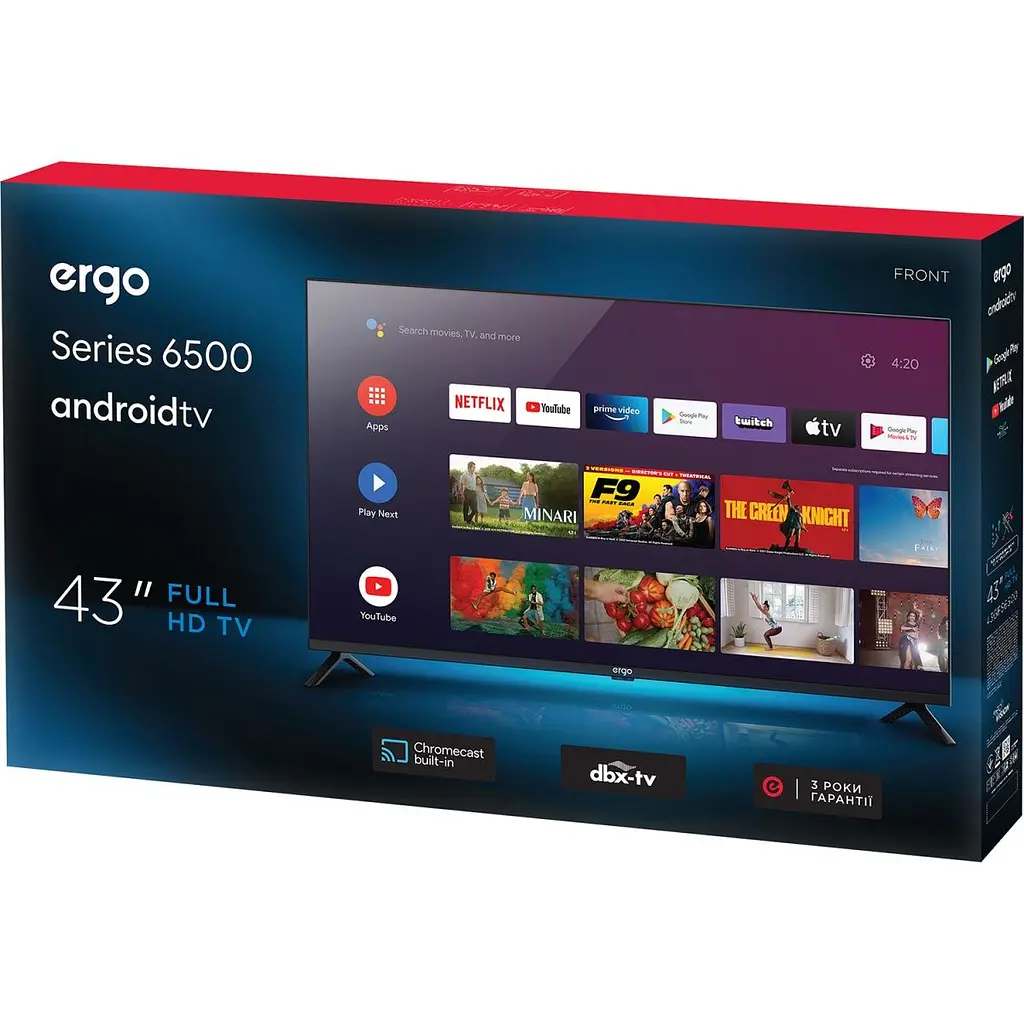 Телевізор Ergo 43GFS6500 43" LED FullHD [43GFS6500] [125171] - фото 8