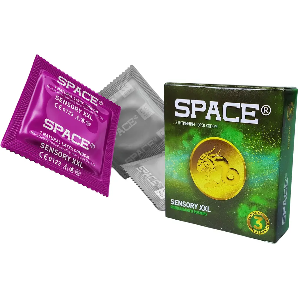 Презервативи Space Sensory XXL Гороскоп 36 шт. (12 уп. х 3 шт.) - фото 2