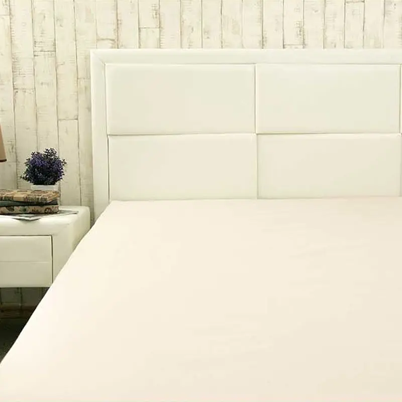 Простирадло на гумці Руно Beige, бязь, 200х220 см, бежевий (510.114У_Beige) - фото 3