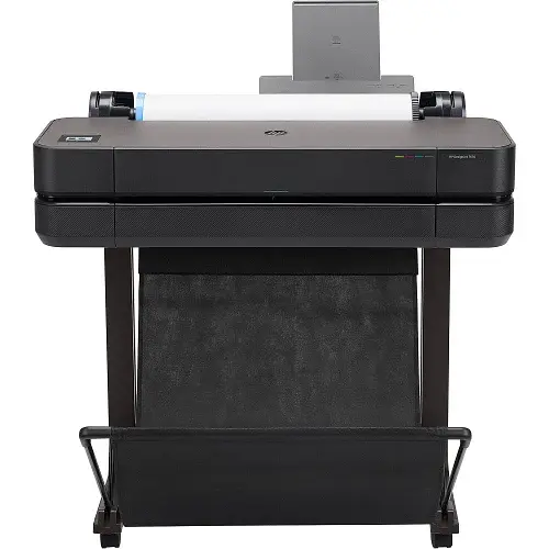Принтер струменевий кольоровий A1 HP DesignJet T630 24" (2025 Edition), Black, WiFi, 1200x2400 dpi, до 30 сек/стор (формат A1), рулони 279 - 610 мм, USB / GLan, картриджі 712 (5HB09D) - фото 3