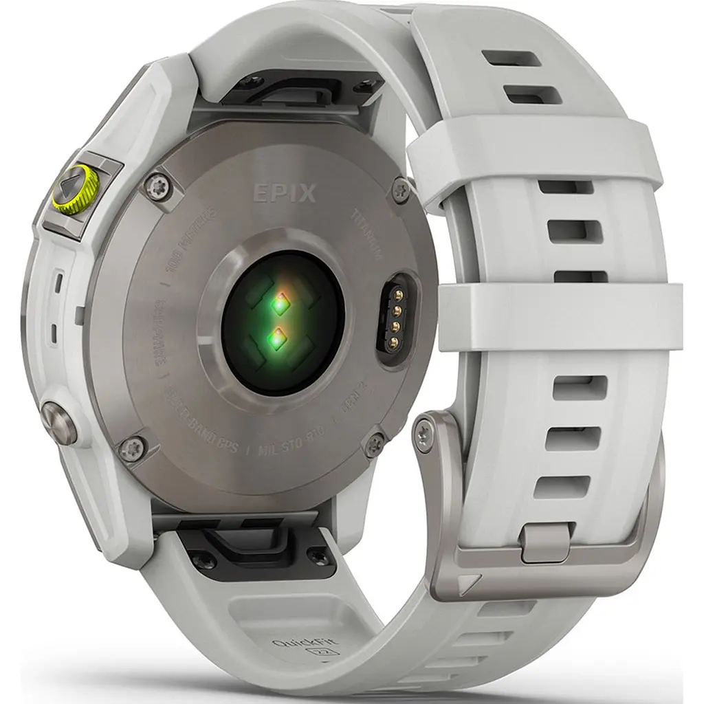 Смарт-часы Garmin Epix [Gen 2] Sapphire Edition 47mm White Titanium with Carrera White Band [010-02582-20/21] [84485] - фото 2
