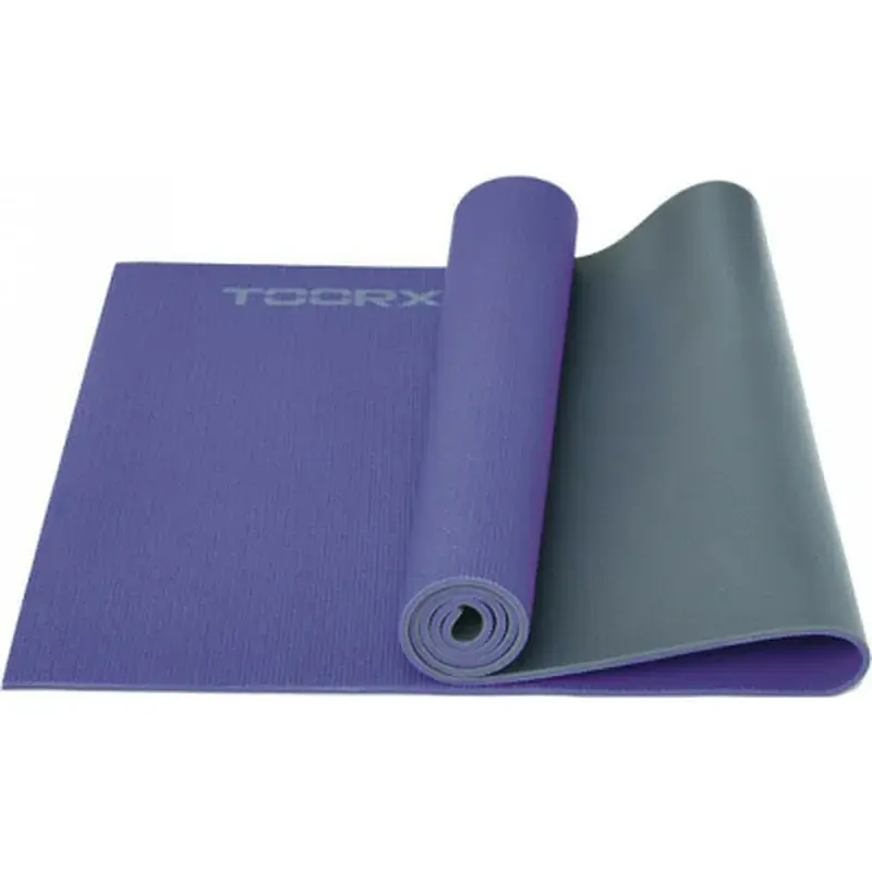 Килимок для йоги Toorx Yoga PVC 173 х 60 х 0,6 см Viola/Antracite (MAT-177) (931139)