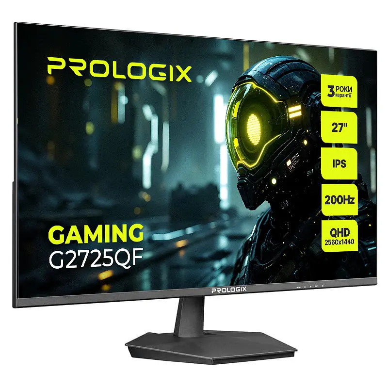 Монітор Prologix Gaming 27" G2725QF IPS Black 200Hz - фото 2