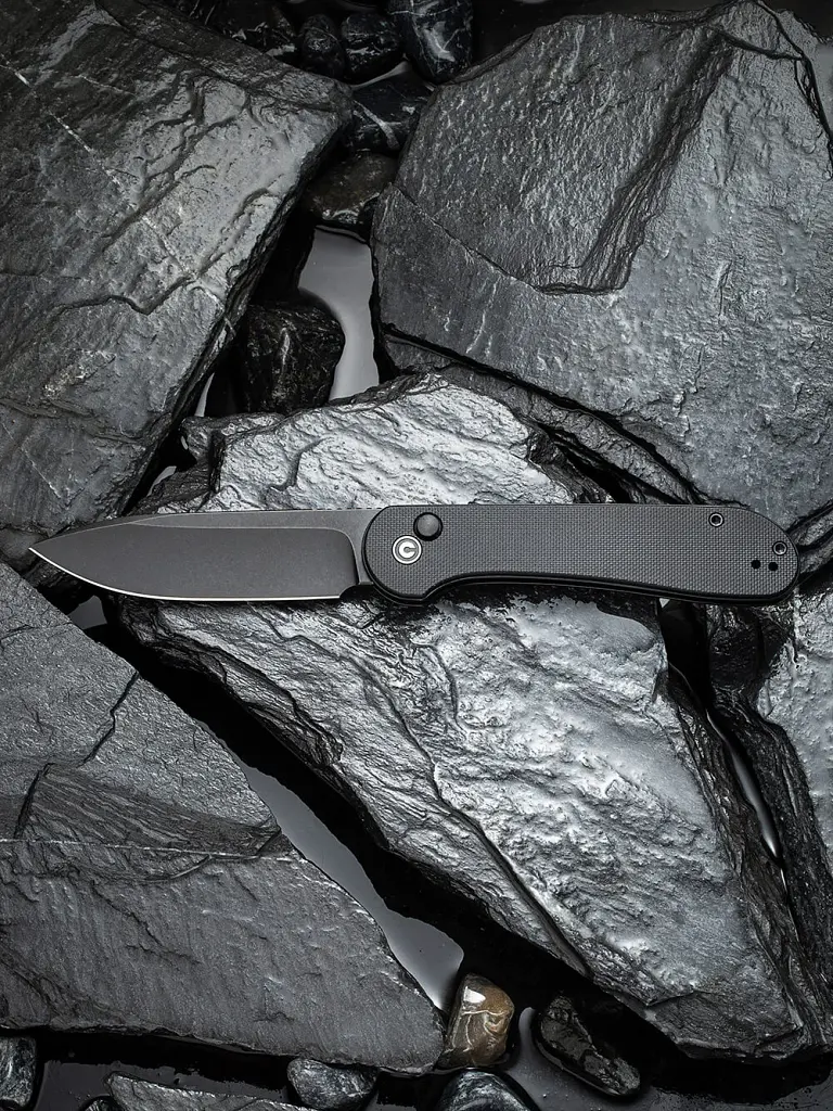 Складаний ніж Civivi Elementum Pocket 8,9 см 14C28N G10 чорний - фото 8