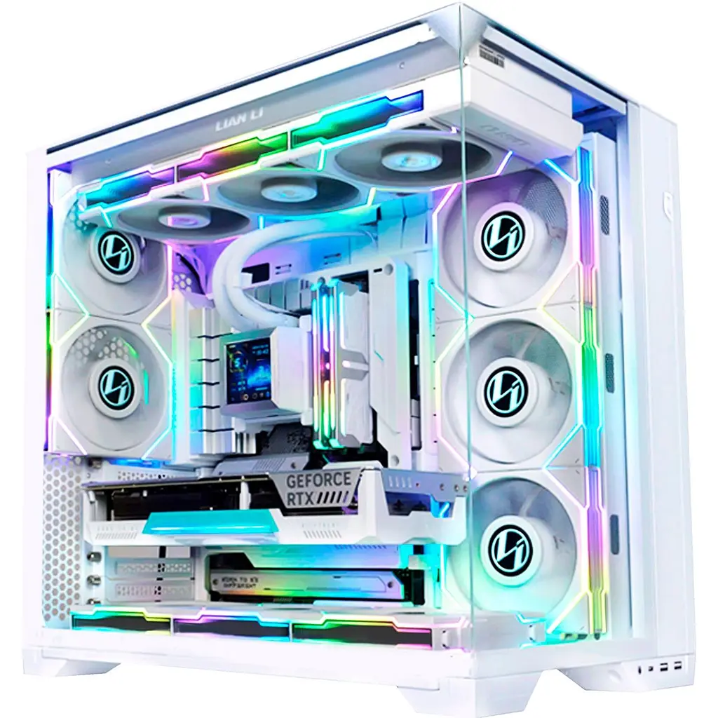 Корпус Lian Li O11 VISION Compact BTF White (G99.O11VPW.00) без блока питания - фото 9