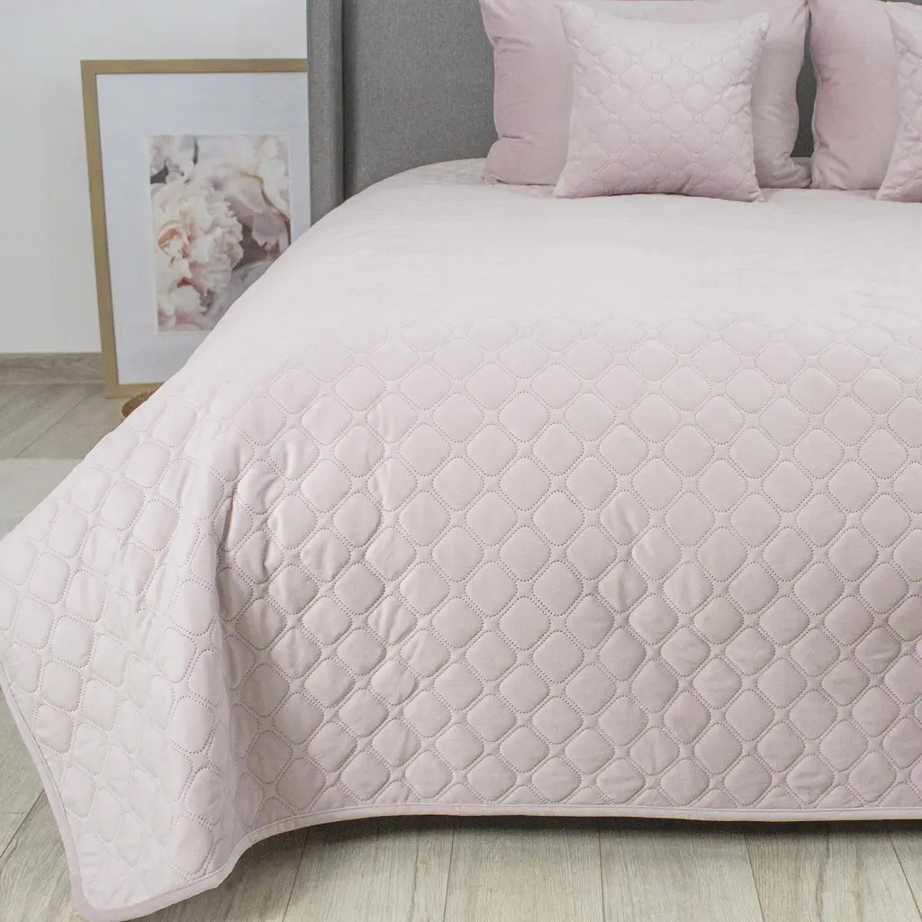 Покрывало ТЕП Velour Lavender ромб круглый 150 x 210 см (4-00515_33883) - фото 4