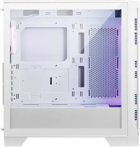 Корпус MSI MAG FORGE 320R AIRFLOW, White, без БЖ, Mid Tower, для ATX / Micro-ATX / Mini-ITX, 2xUSB 3.2, макс. CPU - 160 мм / VGA - 390 мм, 4x120 мм ARGB, бічна панель із загартованого скла 4 мм - фото 3