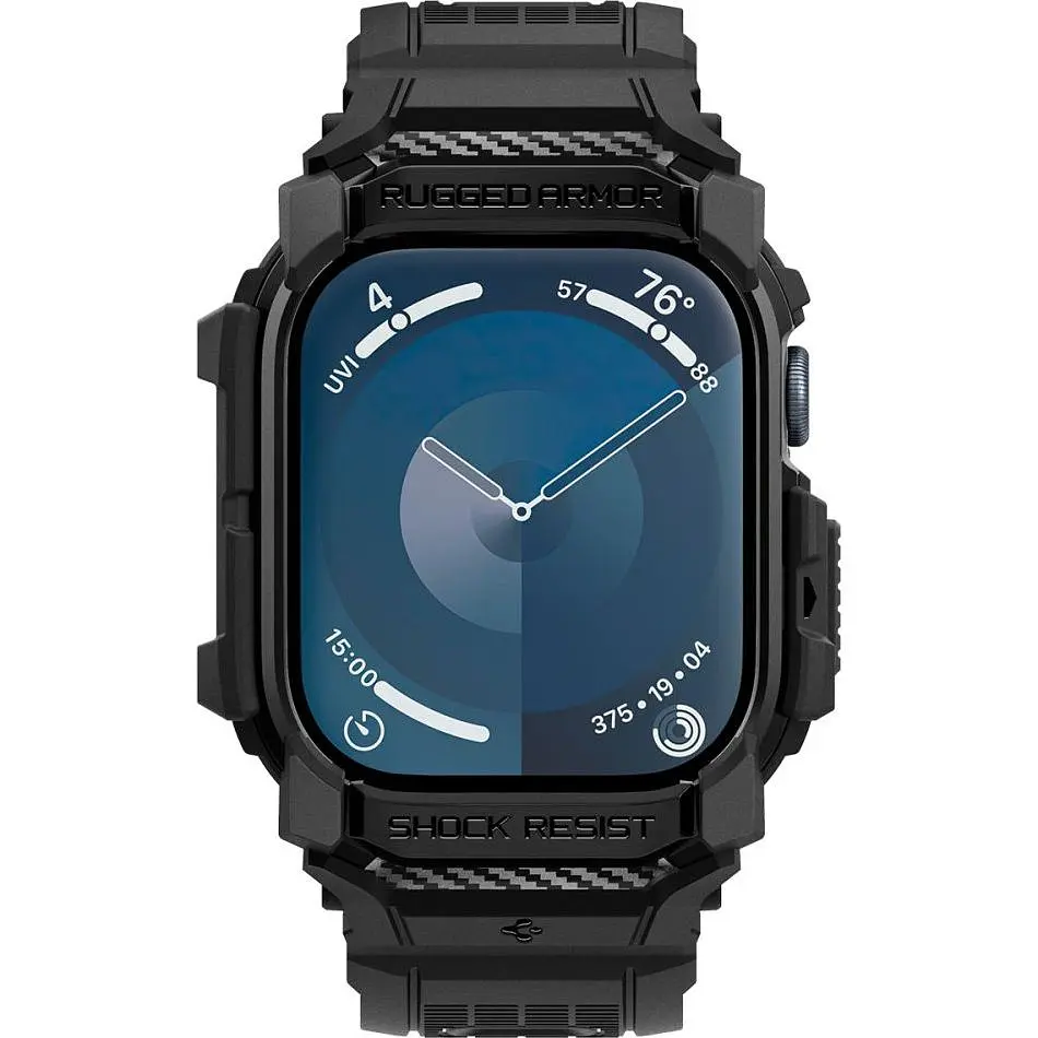 Чохол-ремінець Spigen Rugged Armor Pro для Apple Watch 46mm Matte Black (ACS08604) [149627] - фото 3