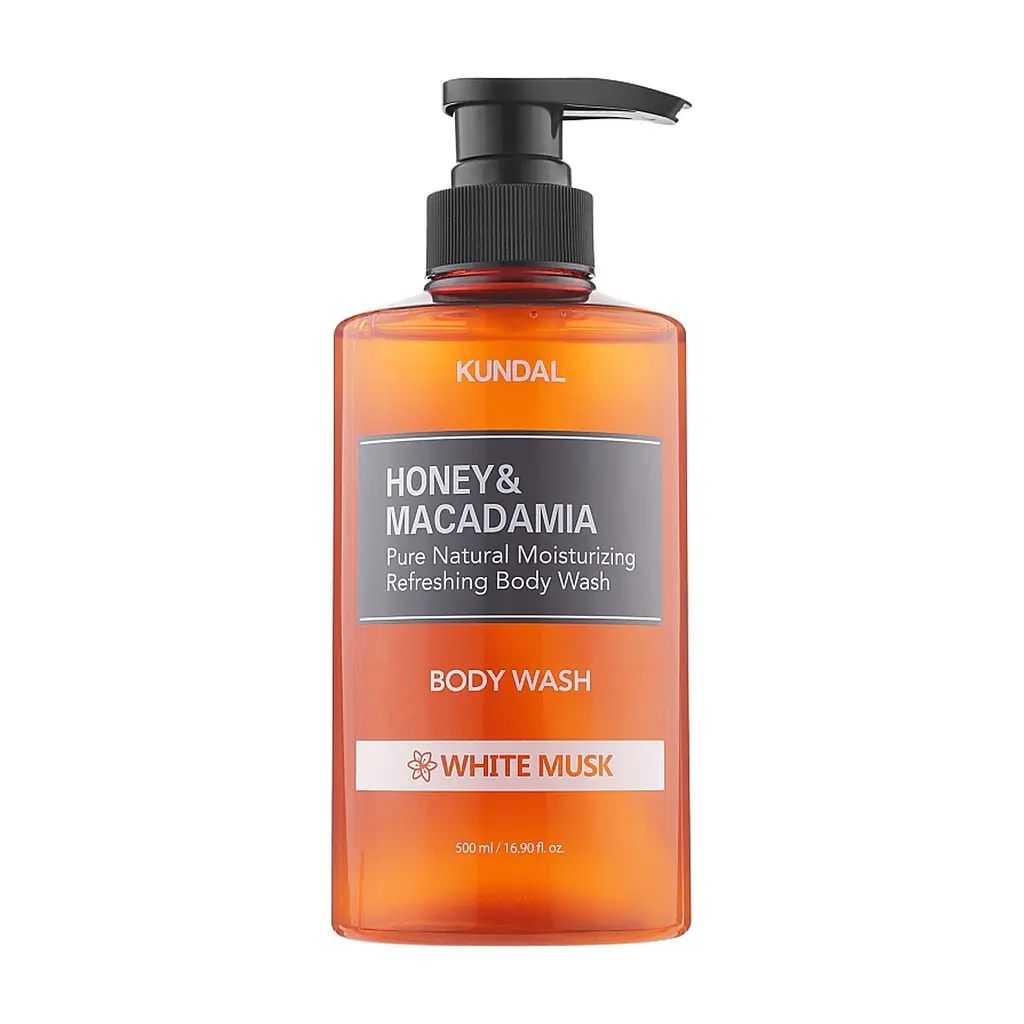 Гель для душу Kundal Honey & Macadamia Body Wash White Musk 500 мл (8809568740258)