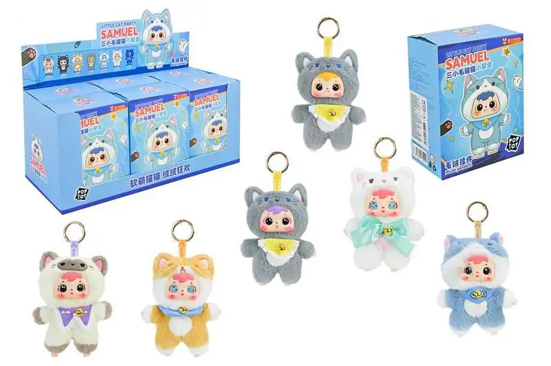 Герої POP TOY MR5007 Samuel "Пухнасті дзвіночки" 7 видів, р-р кор. іграшки 19x8x13см, 6 шт у дисплей боксі