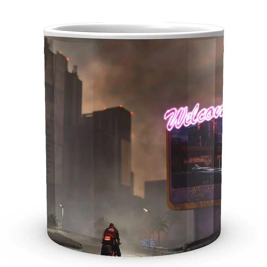 Кухоль GeekLand Cyberpunk 2077 Кіберпанк 2077 CY 02.594 330 мл білий - фото 2