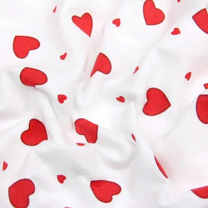 Фланелеві пелюшки Cosas Ruby Hearts 80х80 см біло-червона (FlannelDiapers_RubyHearts_80x80) - фото 6